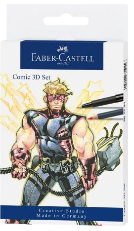 FABER CASTELL PITT ARTIST PEN COMIC 3D ILLUSTRATION