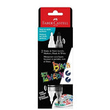 Faber Castell Black Edition Shake & Paint Marker Black & White Set 2