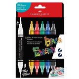 Faber Castell Black Edition Shake & Paint Marker Classic Set 6