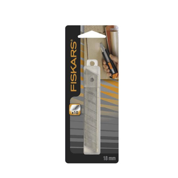 Fiskars Knife Refill Blades Packet 10 18mm