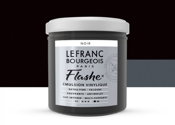 Lefranc & Bourgeois Flashe Vinyl-Based Paint Black 265 S1