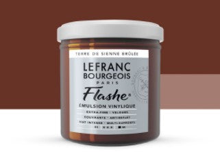 Lefranc & Bourgeois Flashe Vinyl-Based Paint Burnt Sienna 481 S1