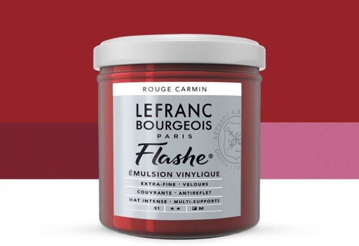Lefranc & Bourgeois Flashe Vinyl-Based Paint Carmine Red 366 S1