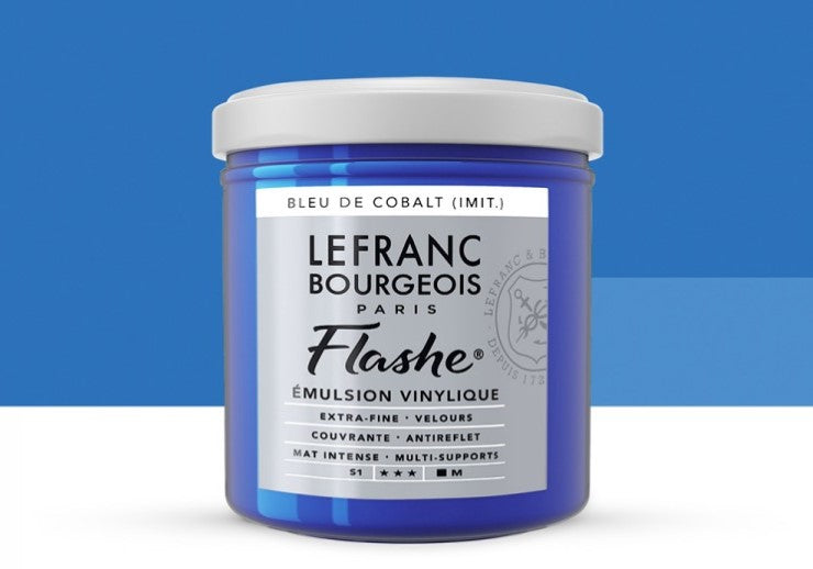 Lefranc & Bourgeois Flashe Vinyl-Based Paint CobaLight Blue Hue 064 S1