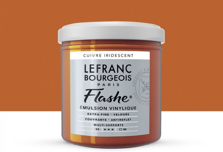 Lefranc & Bourgeois Flashe Vinyl-Based Paint Iridescent Copper 836 S2