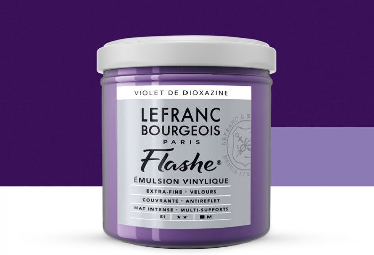 Lefranc & Bourgeois Flashe Vinyl-Based Paint Dioxazine Violet 473 S1