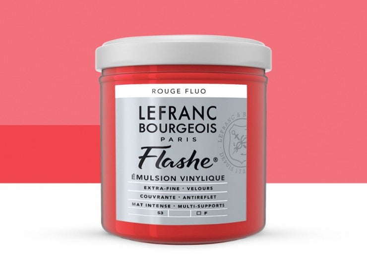 Lefranc & Bourgeois Flashe Vinyl-Based Paint Fluorescent Red 409 S3