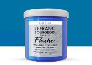 Lefranc & Bourgeois Flashe Vinyl-Based Paint Fluorescent Blue 083 S3