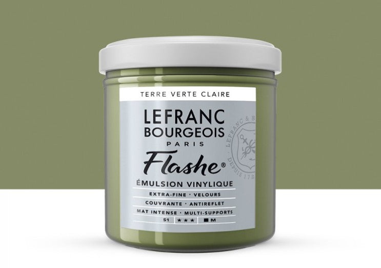 Lefranc & Bourgeois Flashe Vinyl-Based Paint Light Green Earth 880 S1