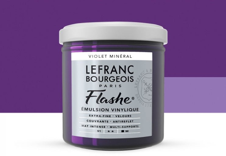 Lefranc & Bourgeois Flashe Vinyl-Based Paint Mineral Violet 826 S1