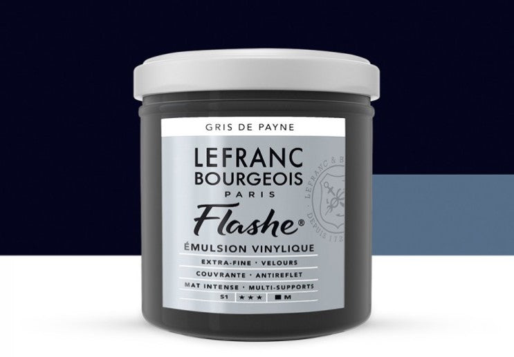Lefranc & Bourgeois Flashe Vinyl-Based Paint Paynes Grey 261 S1