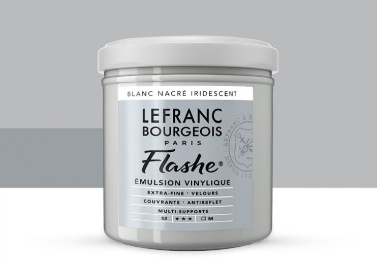 Lefranc & Bourgeois Flashe Vinyl-Based Paint Iridescent Pearl White 822 S2