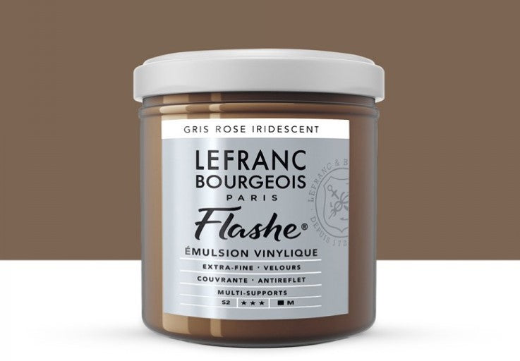 Lefranc & Bourgeois Flashe Vinyl-Based Paint Iridescent Pink Grey 842 S2