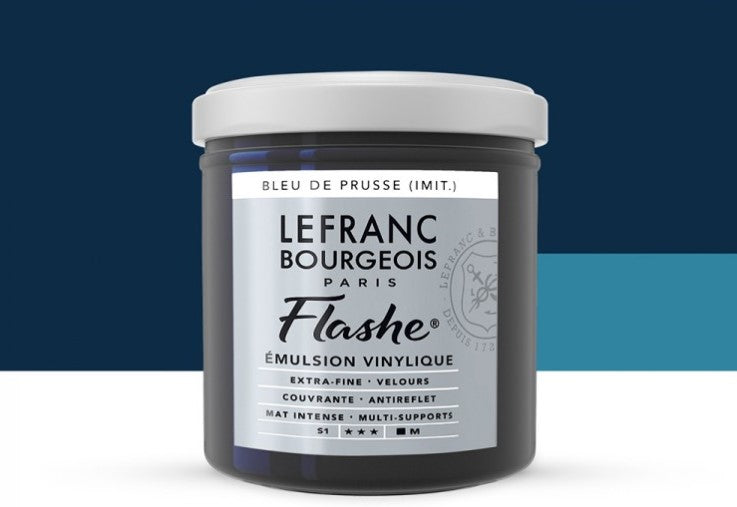 Lefranc & Bourgeois Flashe Vinyl-Based Paint Prussian Blue Hue 046 S1