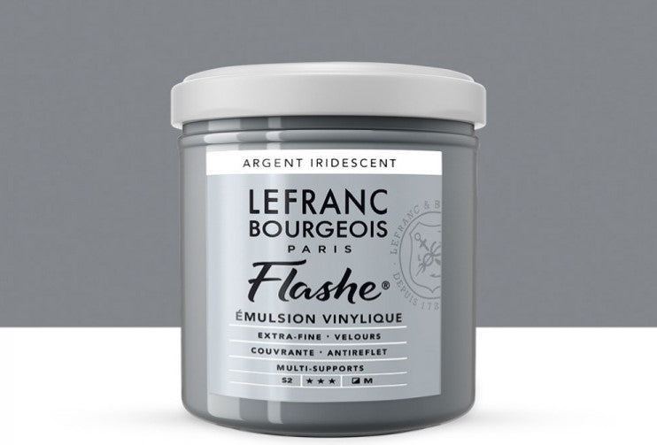 Lefranc & Bourgeois Flashe Vinyl-Based Paint Iridescent Silver 832 S2