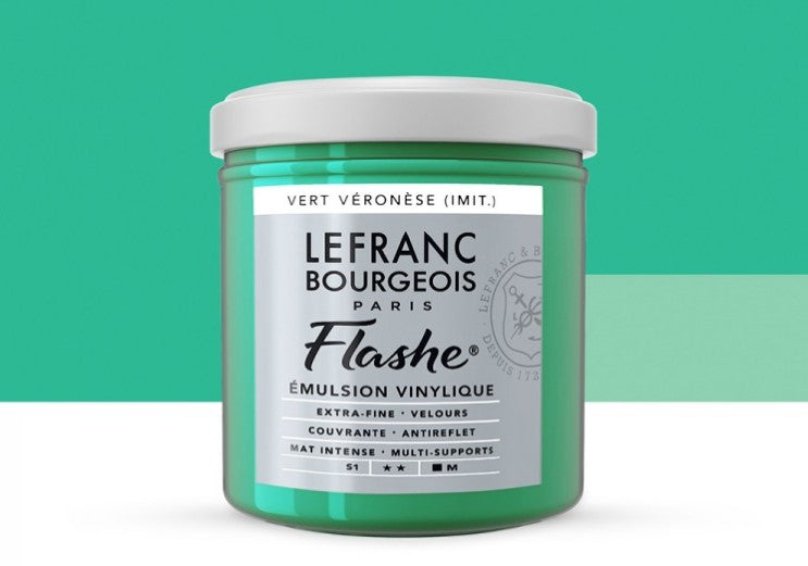 Lefranc & Bourgeois Flashe Vinyl-Based Paint Veronese Green Hue 551 S1