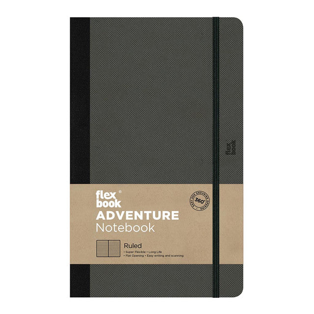 Flexbook Adventure Ruled Notebook Off-Black