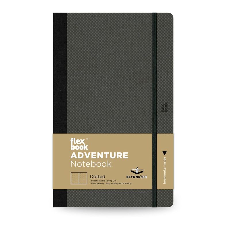 Flexbook Adventure Dotted Notebook Off-Black