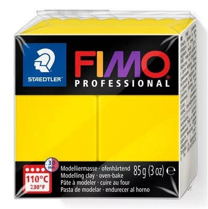 Fimo Professional Modelling Clay True Yellow 85g