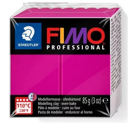 Fimo Professional Modelling Clay True Magenta 85g