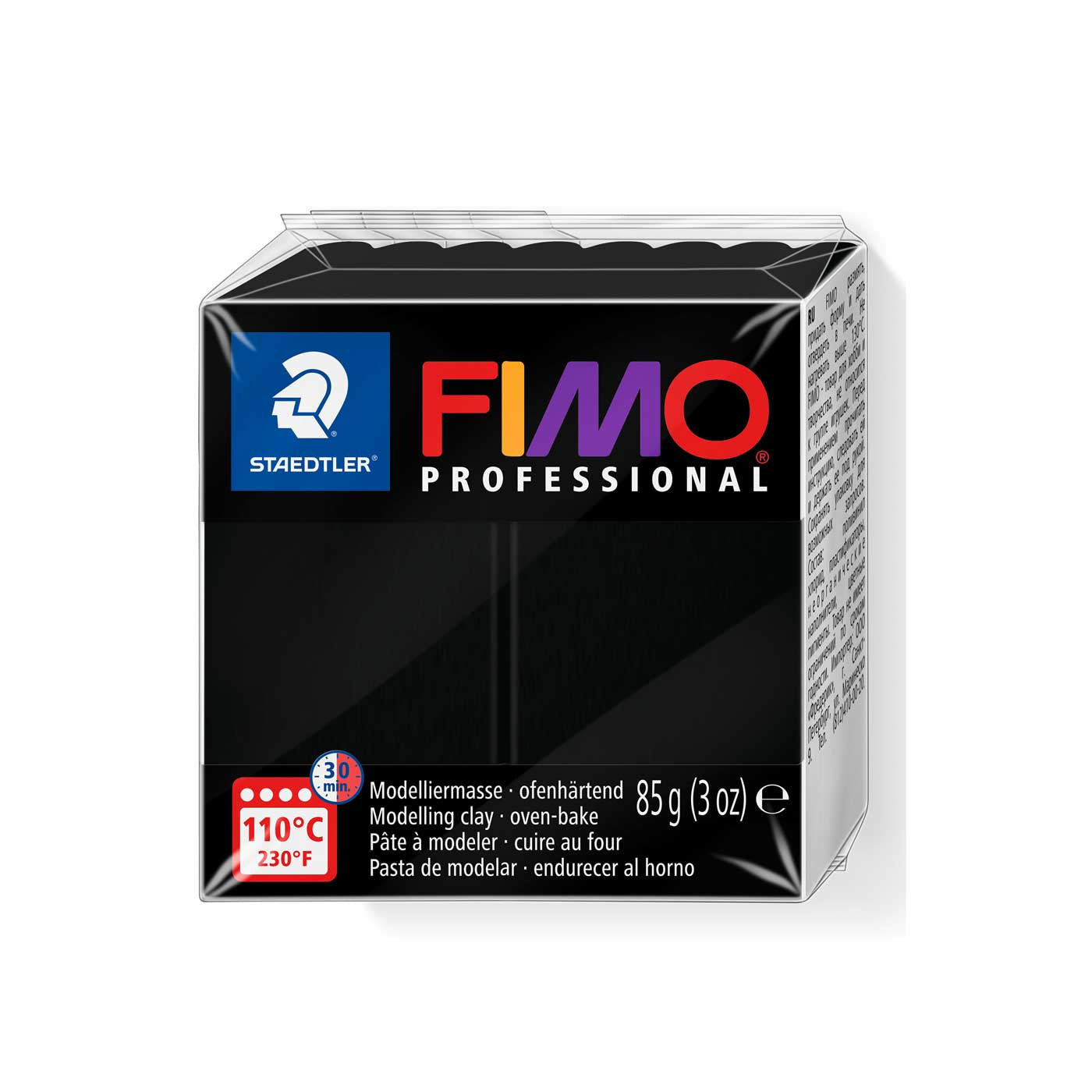 Fimo Professional Modelling Clay Black