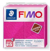 Fimo Leather Effect Modelling Clay Berry 57g