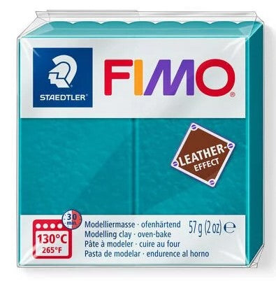 Fimo Leather Effect Modelling Clay Lagoon 57g