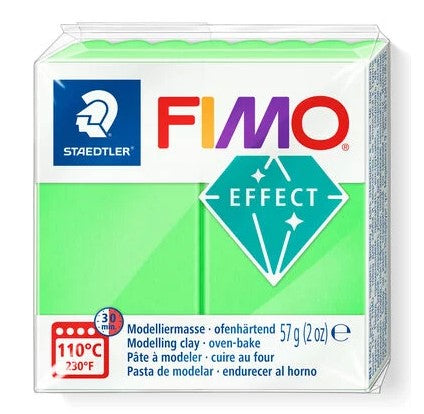 Fimo Effect Modelling Clay Neon Green 57g