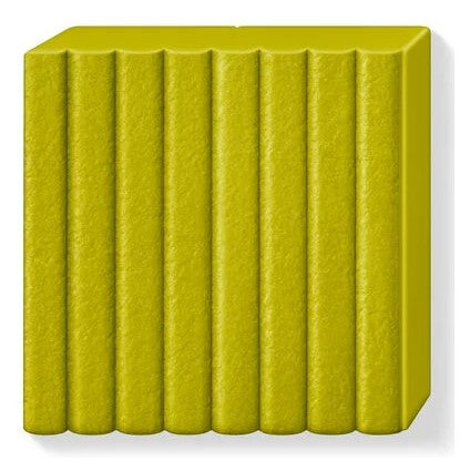 Fimo Leather Effect Modelling Clay Olive 57g