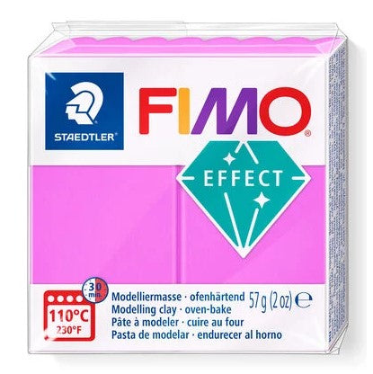 Fimo Effect Modelling Clay Neon Purple 57g
