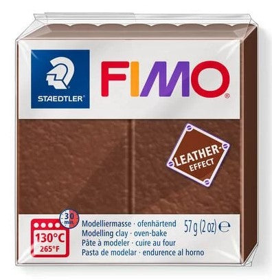 Fimo Leather Effect Modelling Clay Nut 57g