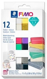 Fimo Effect Modelling Clay Colour Set 12 SET