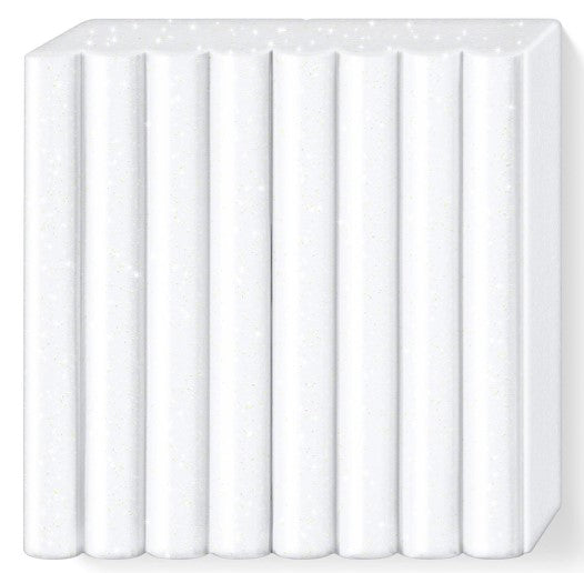 Fimo Effect Modelling Clay Glitter White 57g