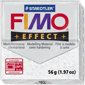 Fimo Effect Modelling Clay Glitter White 57g