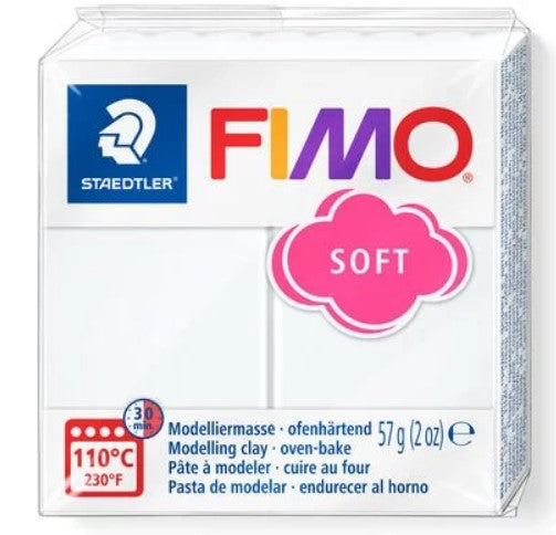 Fimo Soft Block Modelling Clay White 57g