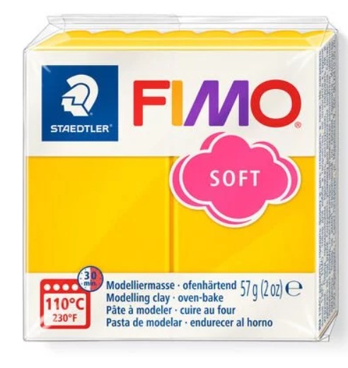Fimo Soft Block Modelling Clay Sunflower 57g