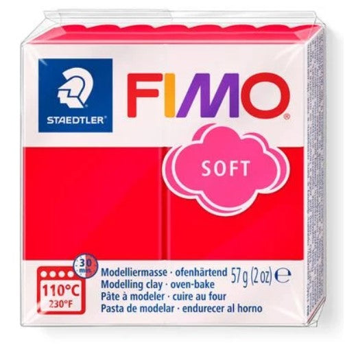 Fimo Soft Block Modelling Clay Indian Red 57g