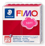 Fimo Soft Block Modelling Clay Cherry Red 57g