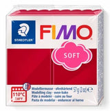 Fimo Soft Block Modelling Clay Cherry Red 57g