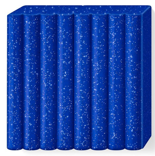 Fimo Effect Modelling Clay Glitter Blue 57g