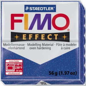 Fimo Effect Modelling Clay Glitter Blue 57g