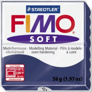 Fimo Soft Block Modelling Clay Winsor Blue 57g