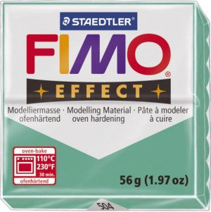 Fimo Effect Modelling Clay Translucent Green 57g
