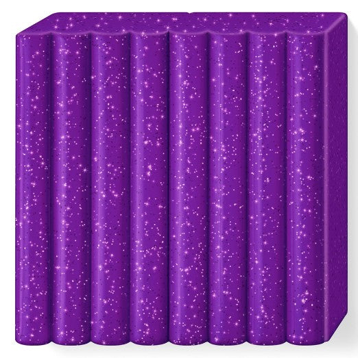 Fimo Effect Modelling Clay Glitter Purple 57g