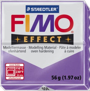 Fimo Effect Modelling Clay Translucent Purple 57g