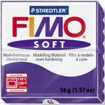 Fimo Soft Block Modelling Clay Plum 57g