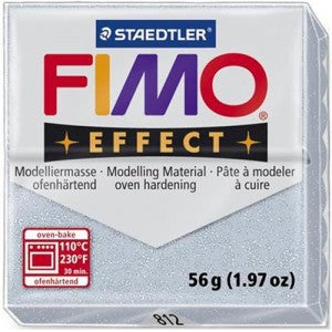 Fimo Effect Modelling Clay Glitter Silver 57g