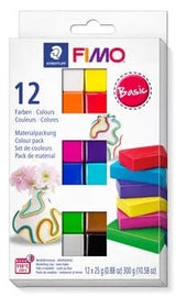 Fimo Soft Block Modelling Clay Basic Set 12 SET