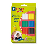 Fimo Kids Modelling Clay Colour Basic Set 6 SET