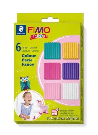 Fimo Kids Modelling Clay Colour Fancy Set 6 SET